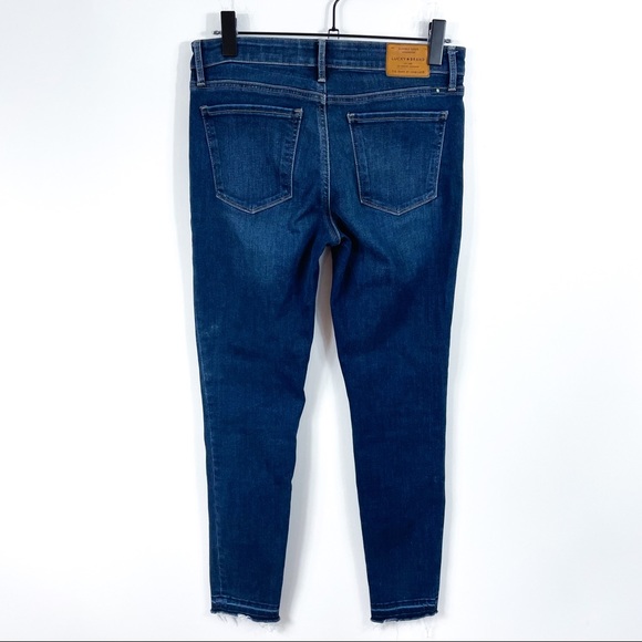 Lucky Brand Ava Skinny Raw Hem Jeans - Picture 2 of 5